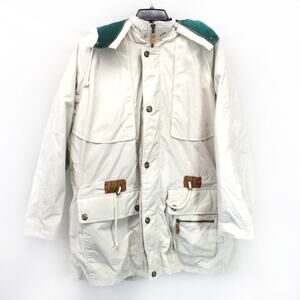 London Fog Milk White Men's Coat Jacket Parka Down Fill Utility Regular XL